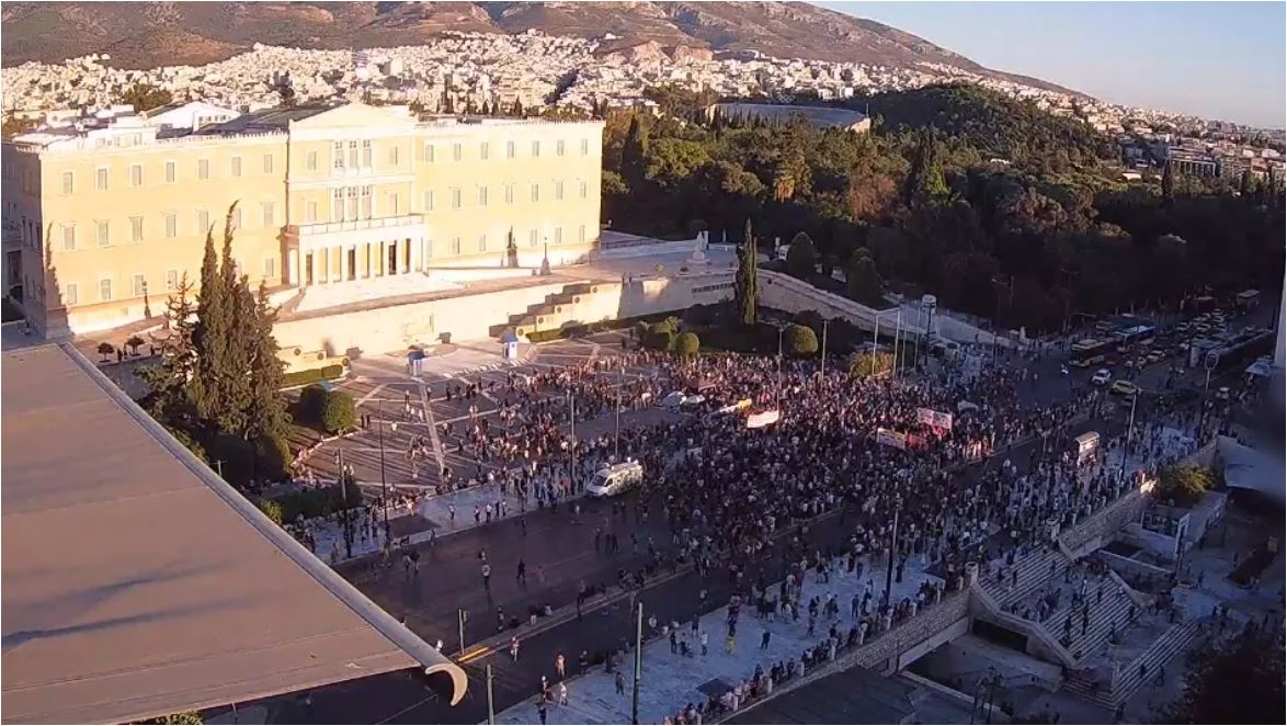Τέμπη: Συγκέντρωση αλληλεγγύης στο Σύνταγμα για τον απεργό πείνας Πάνο Ρούτσι